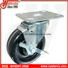 High Temperature Swivel Phenolic Caster with Side Brake